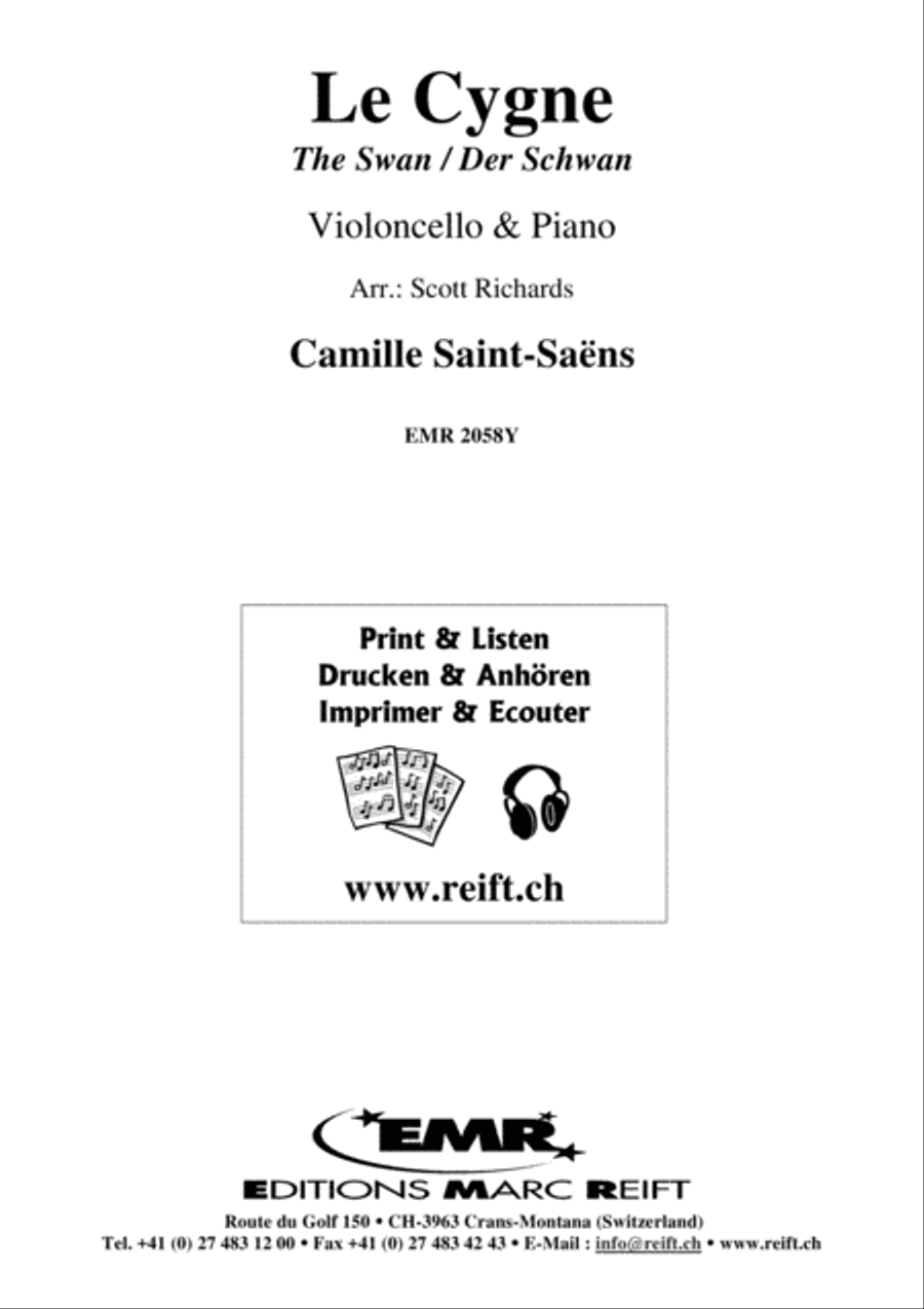 Le Cygne Piano Accompaniment scores gallery preview page 2