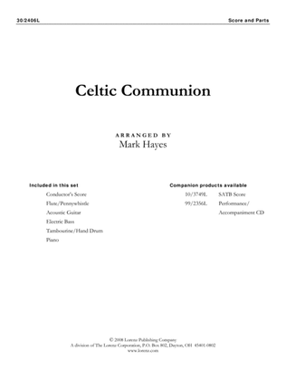 Book cover for Celtic Communion - Instrumental Score and Parts
