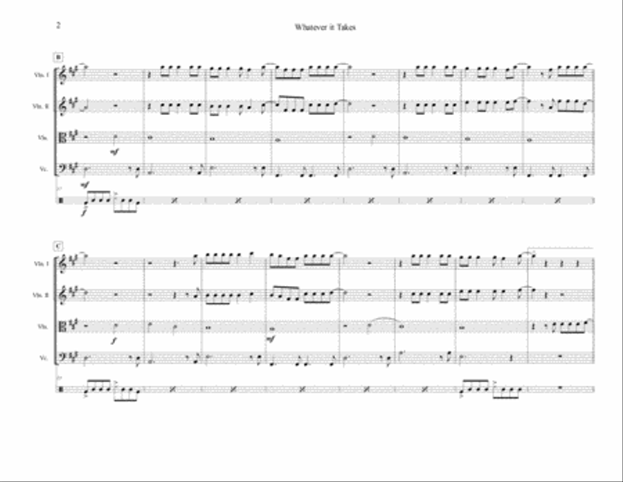 Whatever It Takes Small Ensemble scores gallery preview page 3