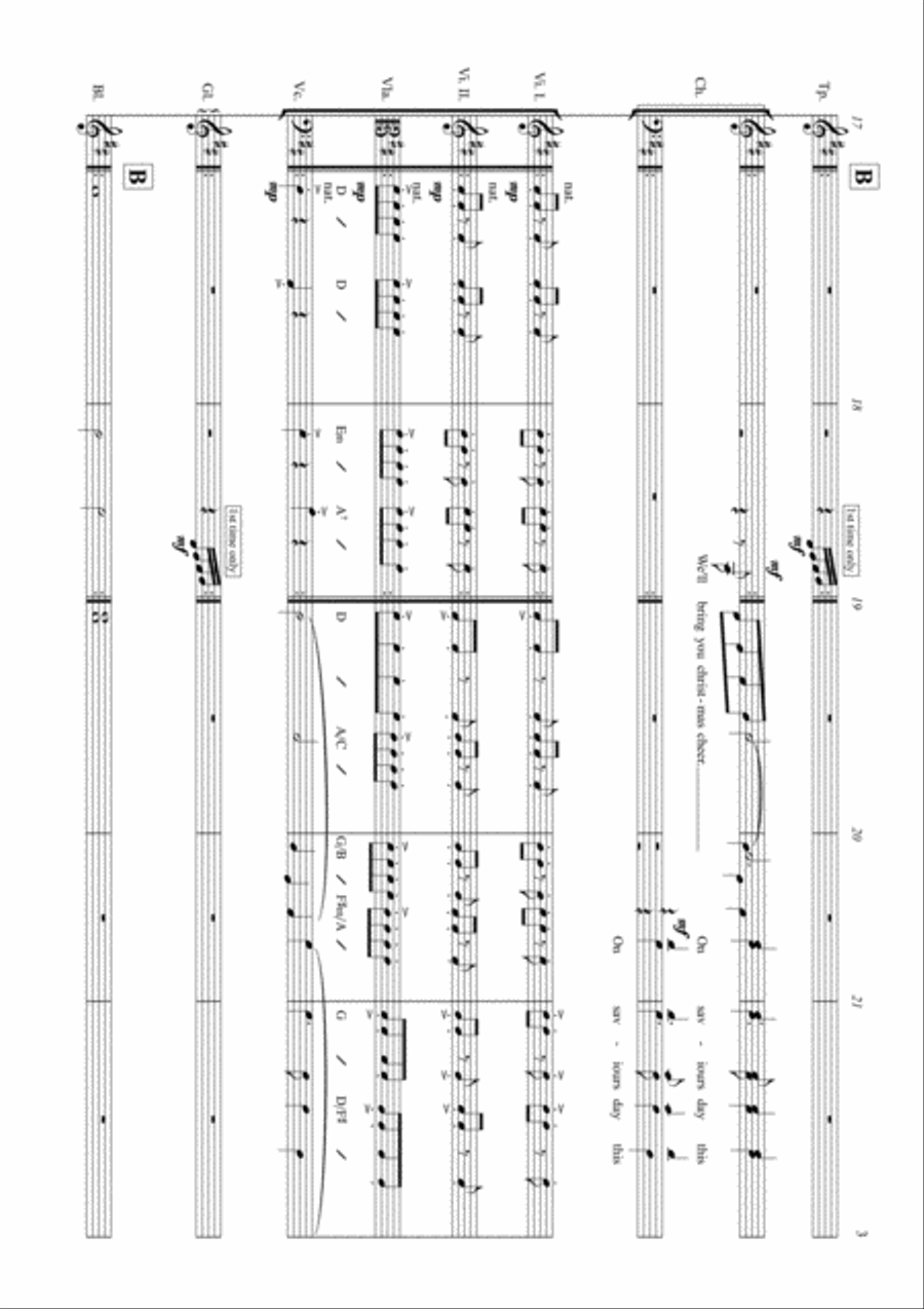 CHRISTMAS IS HERE for Chorus & Orchestra Choir scores gallery preview page 4