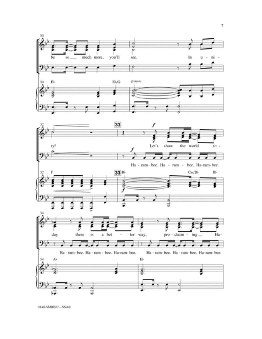Harambee! Choir scores gallery preview page 6