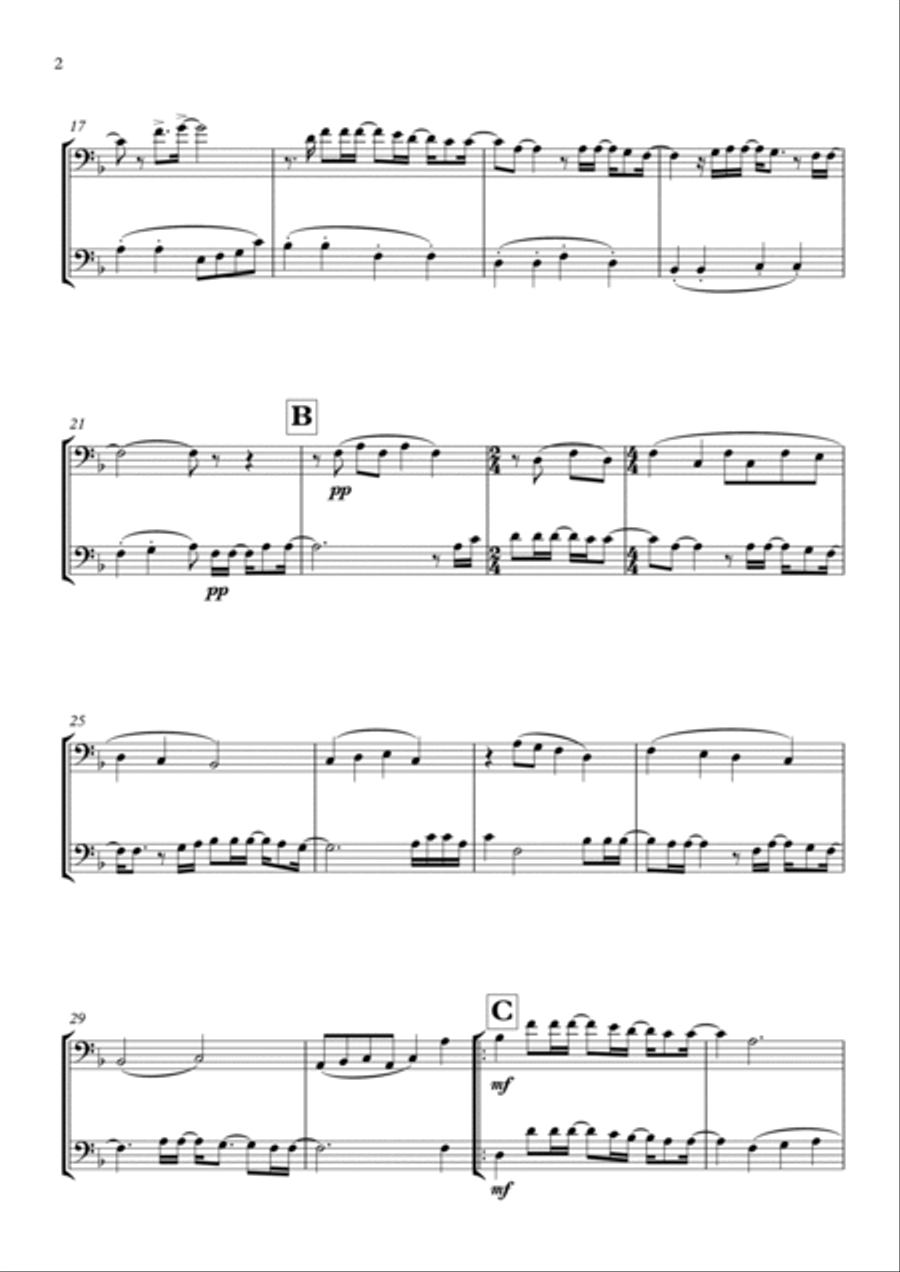 Goodness Of God String Duet scores gallery preview page 2