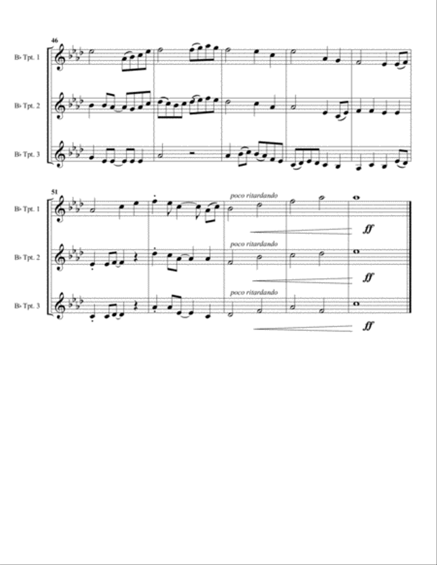 Be Thou My Vision - Trumpet Trio Trumpet Trio scores gallery preview page 4