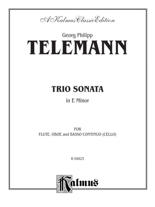 Book cover for Telemann: Trio Sonata in E Minor