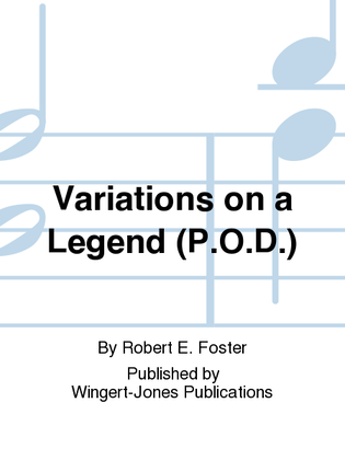 Variations On A Legend - Full Score