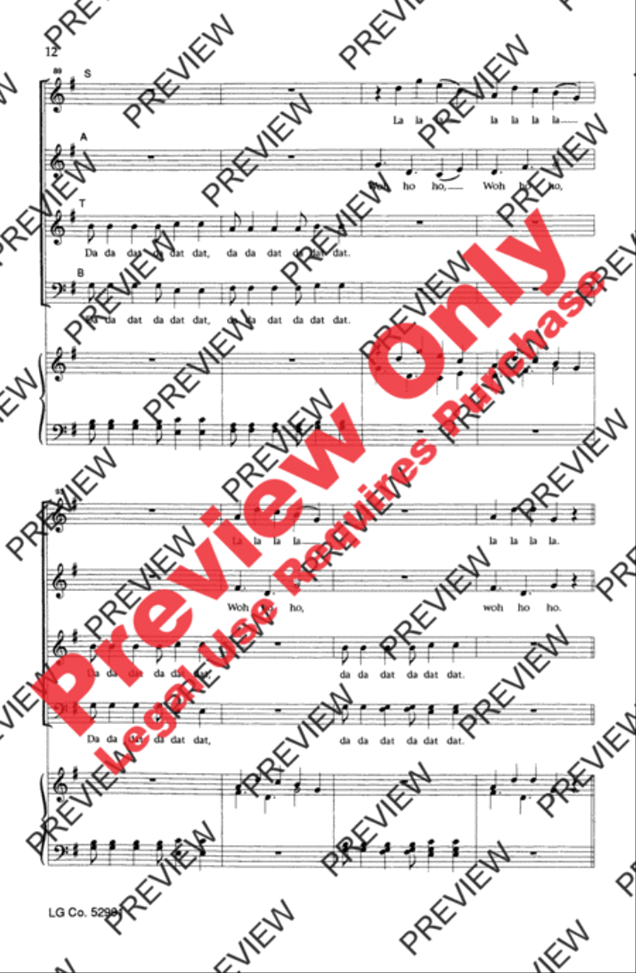 Turn the World Around 4-Part scores gallery preview page 11