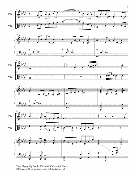 Trios for 3 GREAT HYMNS (Violin & Viola with Piano and Parts) image number null
