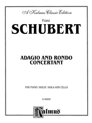 Book cover for Schubert: Adagio and Rondo Concertant in F Major