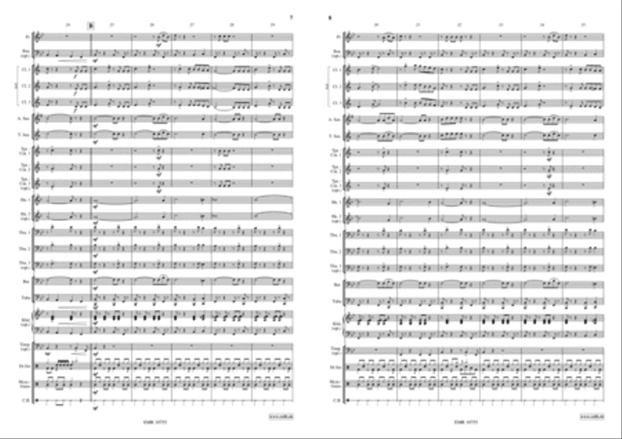 La Cucaracha Concert Band scores gallery preview page 5