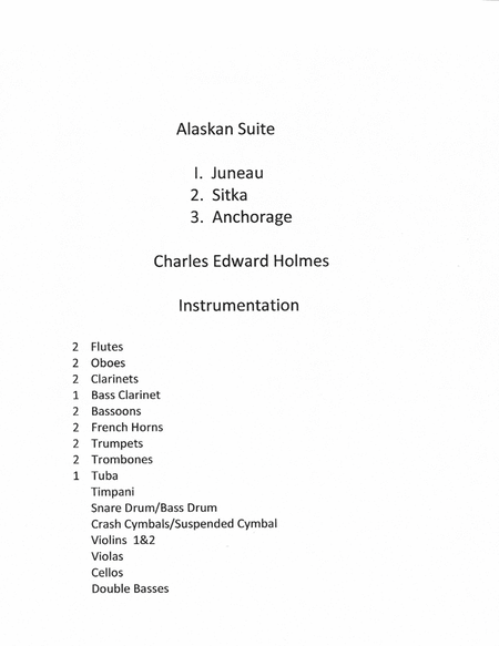 Alaskan Suite-Score image number null