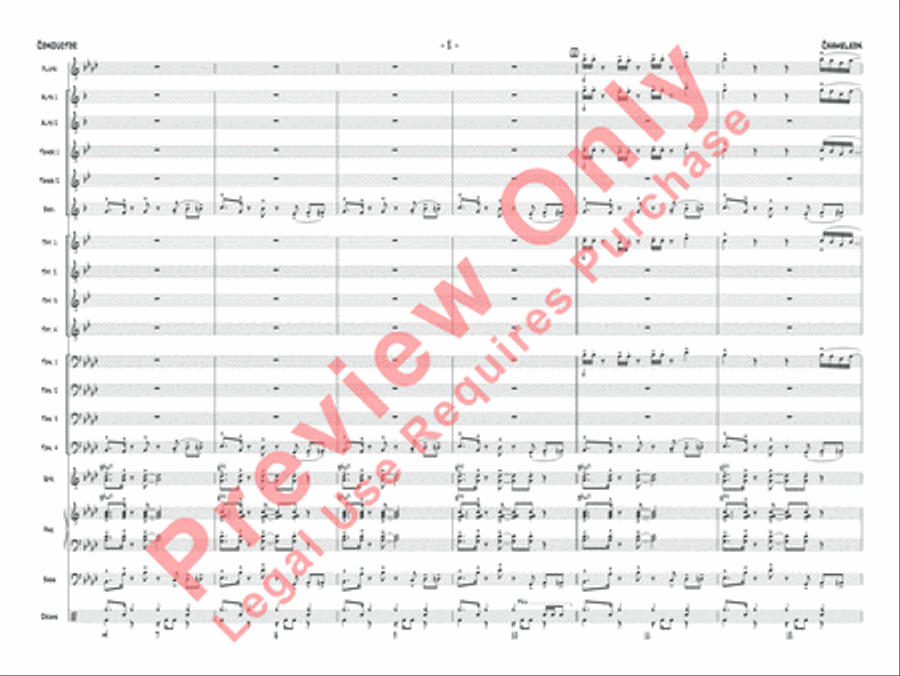 Chameleon Jazz Ensemble scores gallery preview page 5