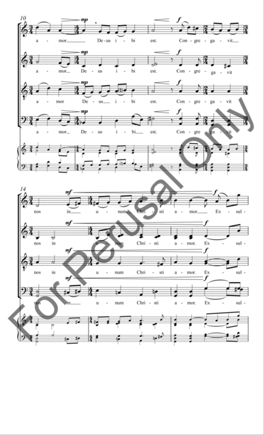 Ubi Caritas Ubi Caritas Divisi scores gallery preview page 3