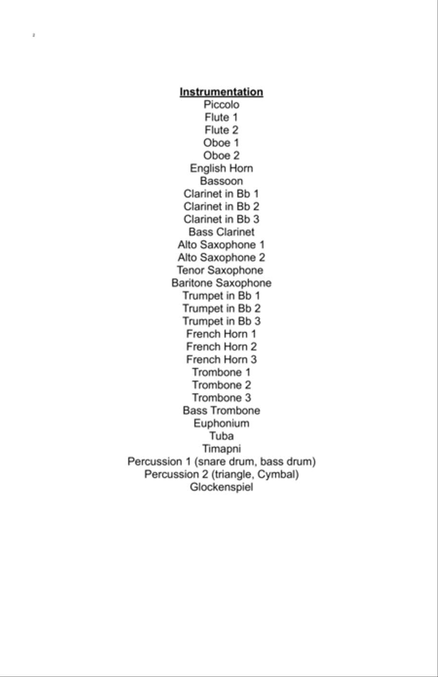 Cirque Mystique Concert Band scores gallery preview page 2