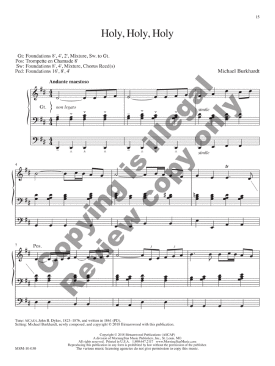 Praise and Thanksgiving, Set 8 Praise and Thanksgiving, Set 8 Organ scores gallery preview page 5