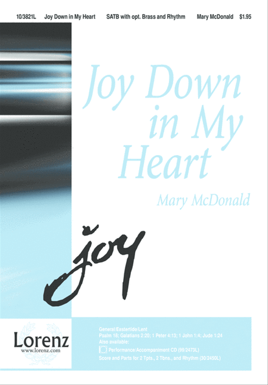 Joy Down in My Heart 4-Part scores gallery preview page 2
