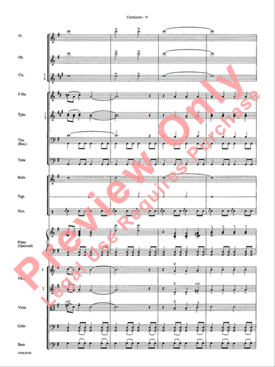 The Little Drummer Boy Full Orchestra scores gallery preview page 11