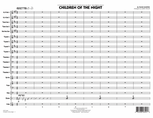 Book cover for Children of the Night - Conductor Score (Full Score)