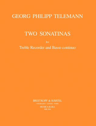 Book cover for 2 Sonatinas