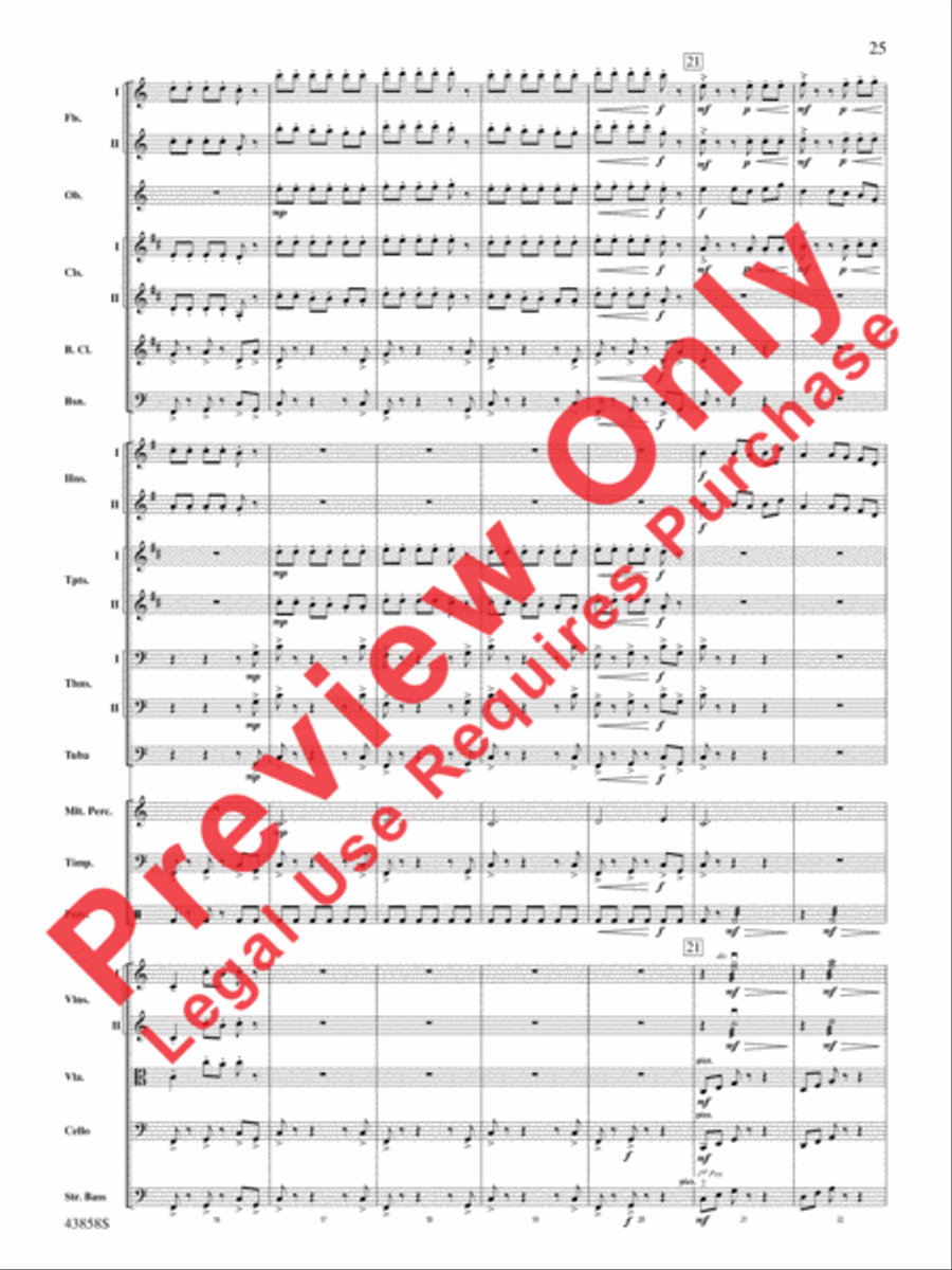 A Northumbrian Folk Song Suite Full Orchestra scores gallery preview page 26