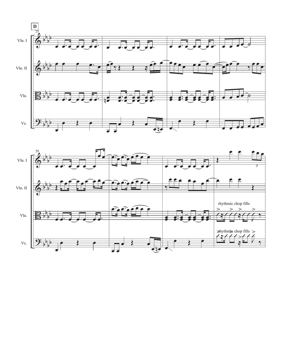 Finesse String Quartet scores gallery preview page 4