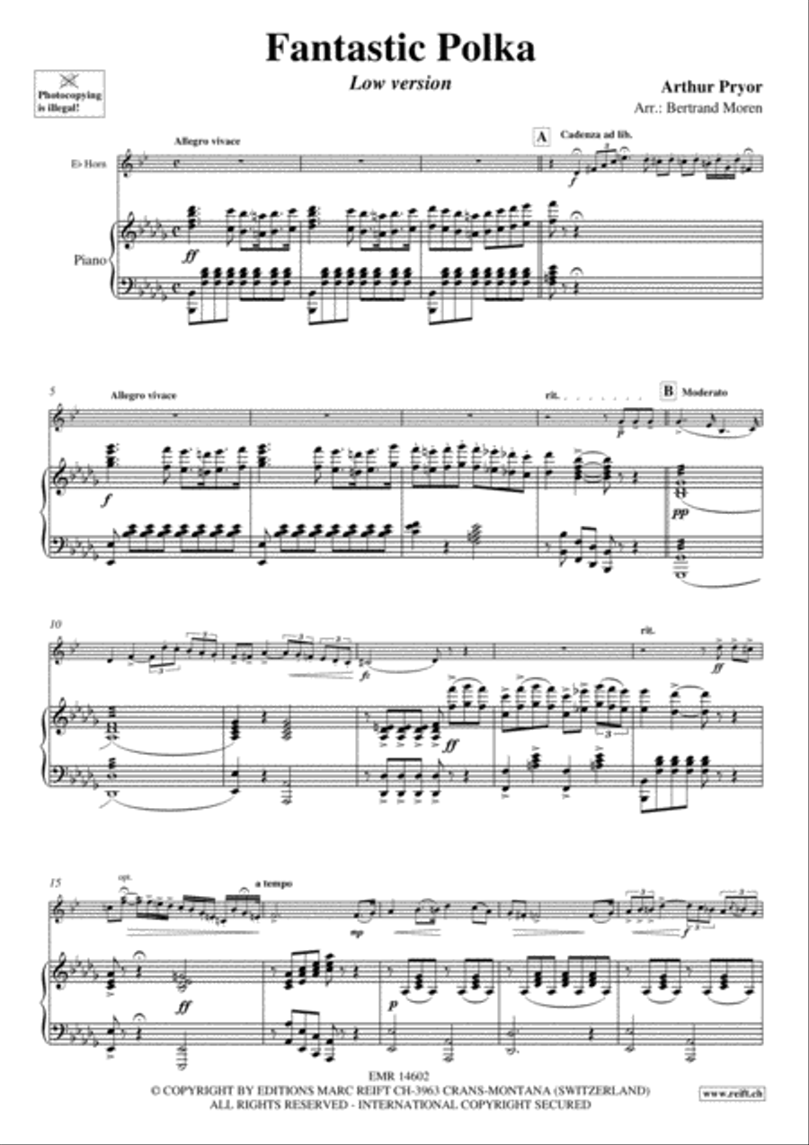 Fantastic Polka Horn scores gallery preview page 3