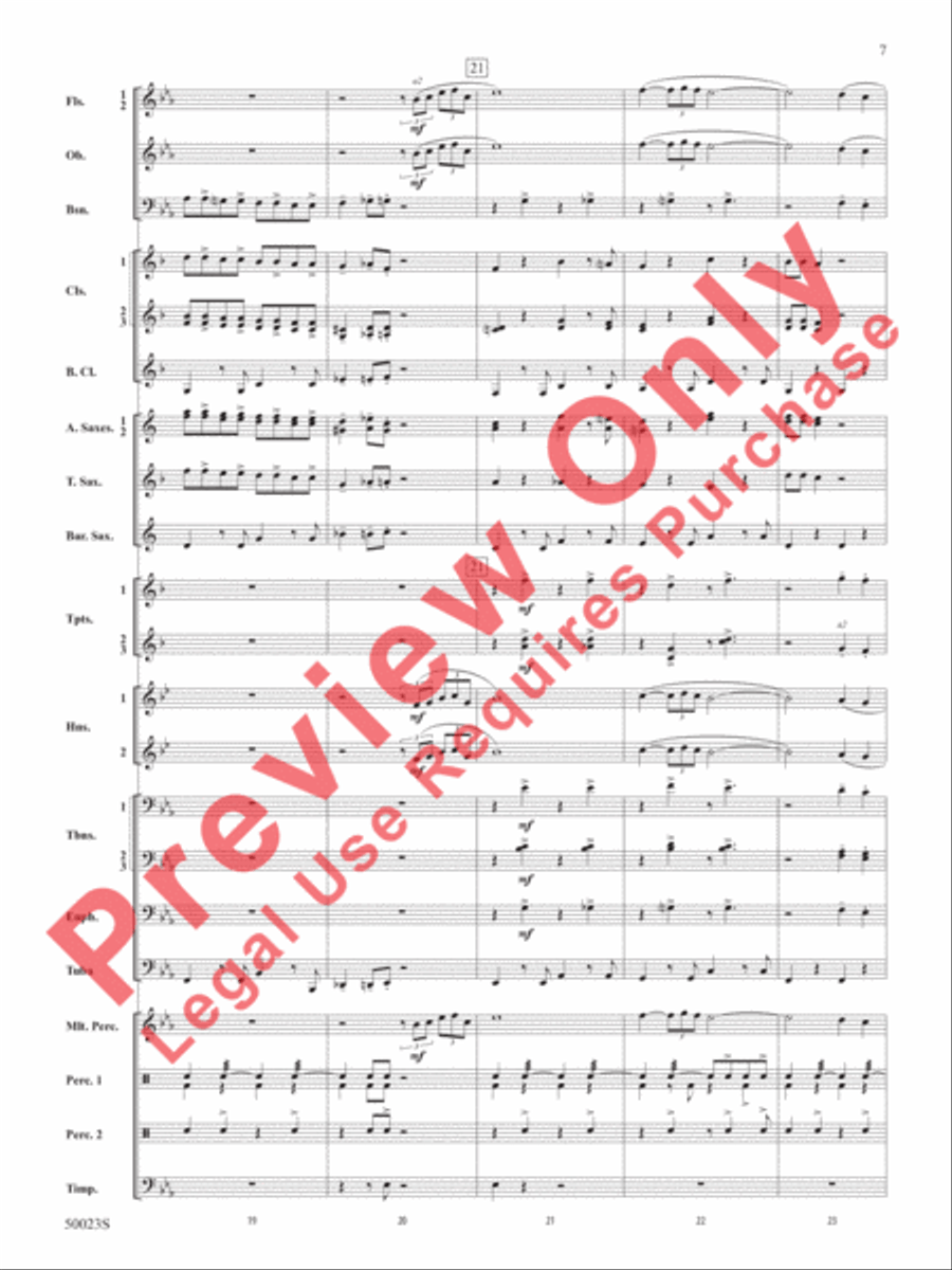 A New Orleans Nutcracker Suite Concert Band scores gallery preview page 8
