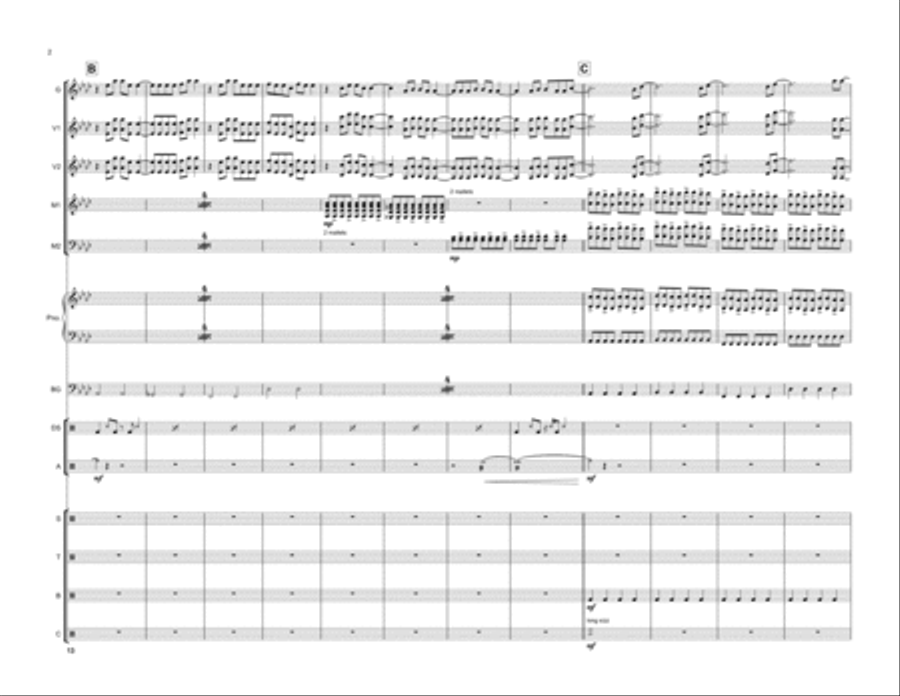 Firework Percussion Ensemble scores gallery preview page 3