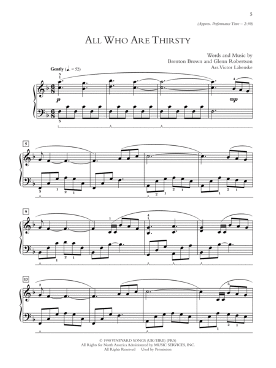 Sunday Morning Praise Companion Piano Solo scores gallery preview page 3