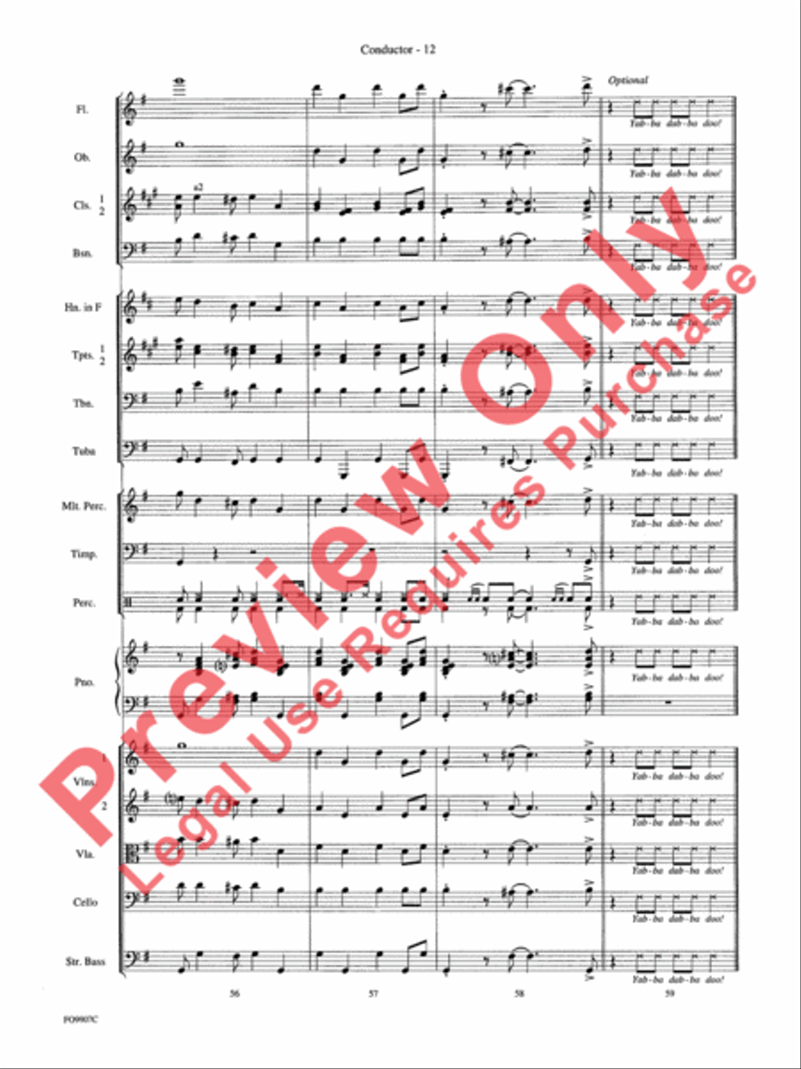 (Meet) The Flintstones Full Orchestra scores gallery preview page 15