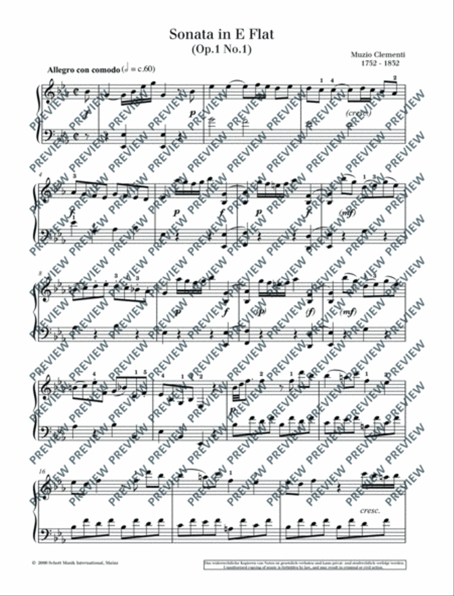 Six Sonatas Piano Solo scores gallery preview page 10