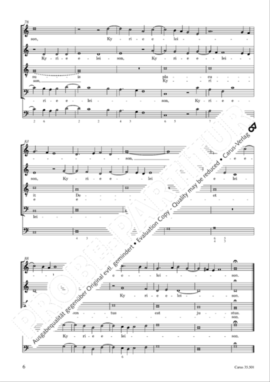 Palestrina: Masses and individual movements Score scores gallery preview page 21