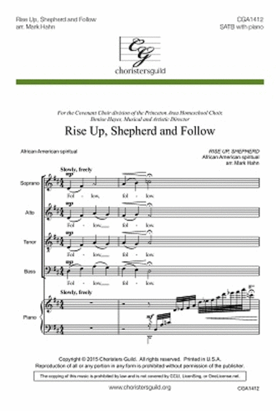 Rise Up, Shepherd and Follow image number null