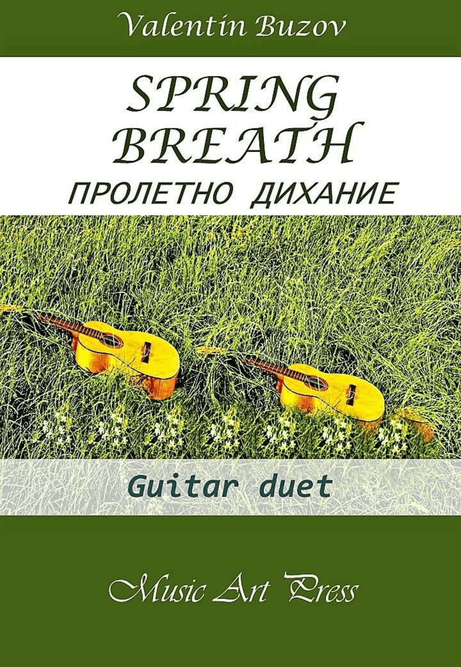 SPRING BREATH - Classical Guitar duet Acoustic Guitar scores gallery preview page 1