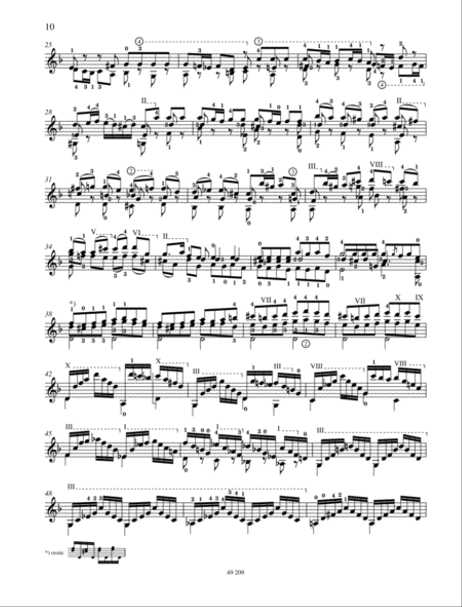 Sonata G minor Classical Guitar scores gallery preview page 4