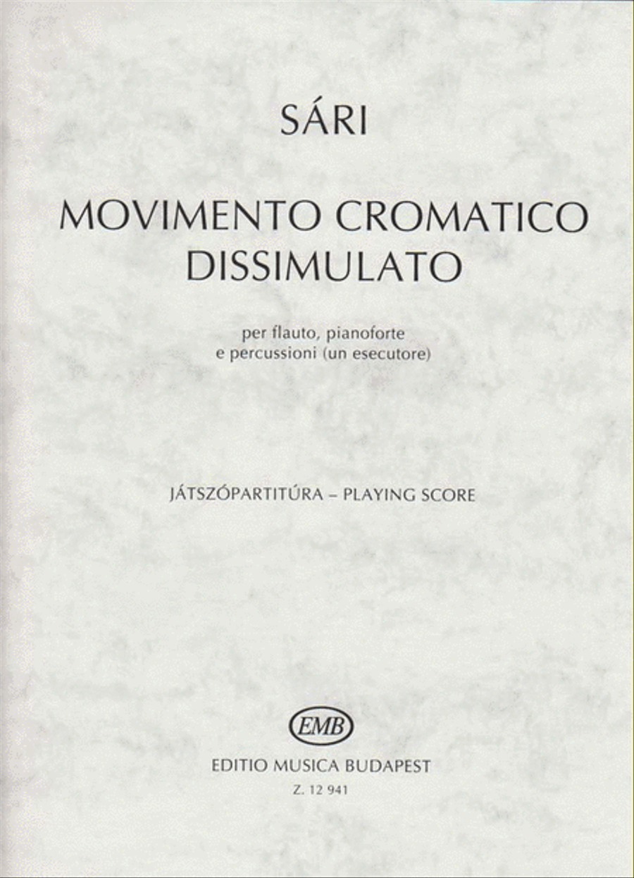 Movimento cromatico dissimulato per flauto, pian