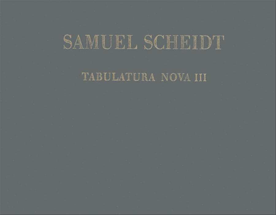 Tabulatura Nova Harpsichord scores gallery preview page 1