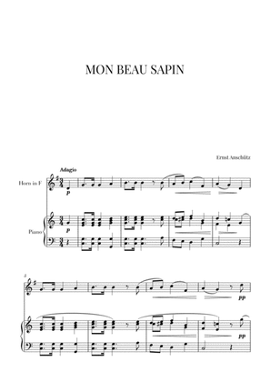 Book cover for Mon Beau Sapin for French Horn and Piano