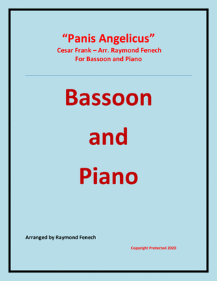 Panis Angelicus - Bassoon and Piano