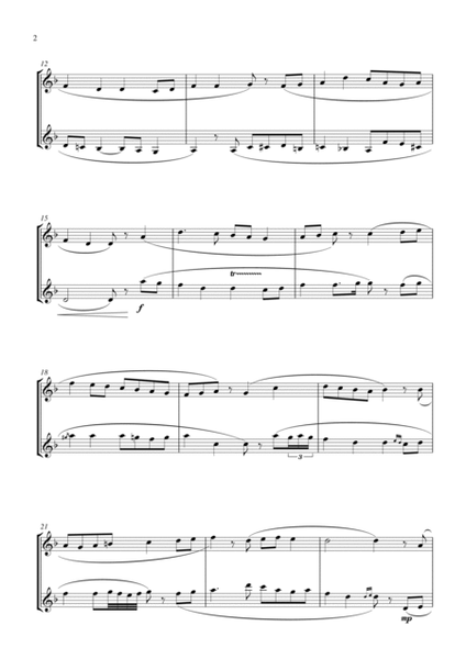 The Parting Glass (for Eb-clarinet duet, suitable for grades 2-5) image number null