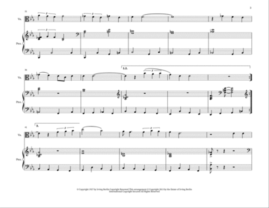 Blue Skies String Duet scores gallery preview page 3