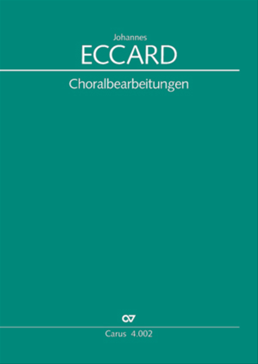 Eccard: 29 Choralbearbeitungen Collection / Songbook scores gallery preview page 1