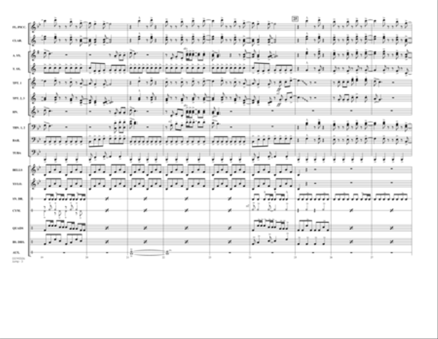 Jump - Full Score by Van Halen - Marching Band - Digital