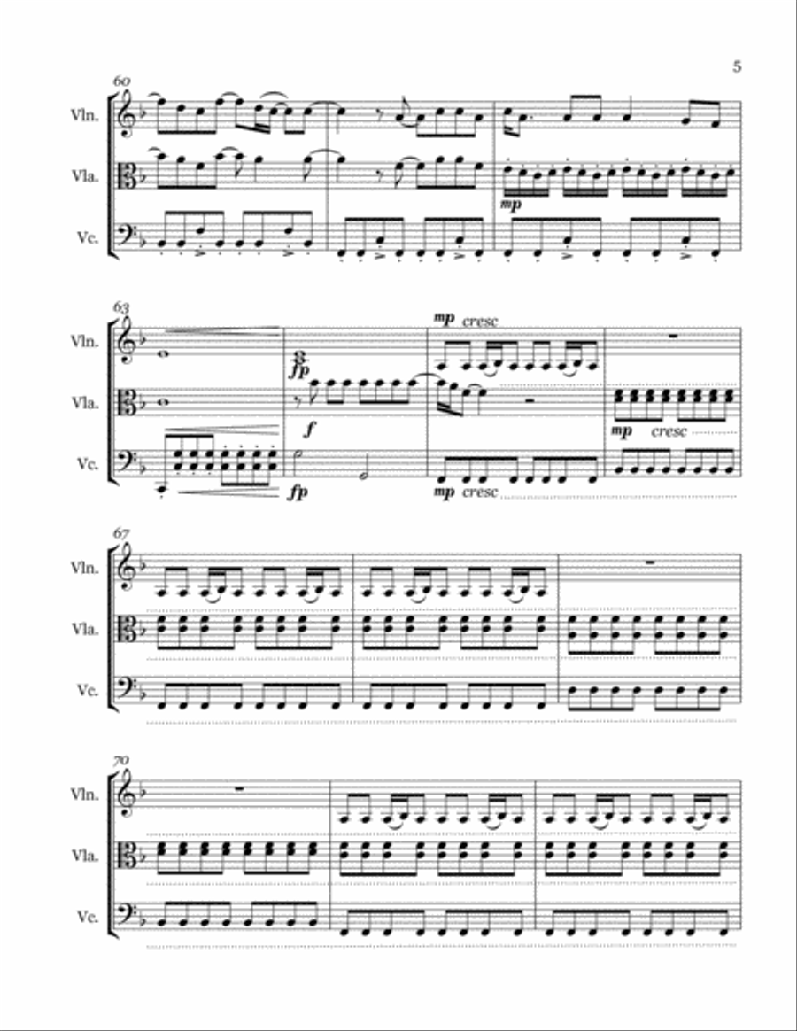 The Scientist String Trio scores gallery preview page 6