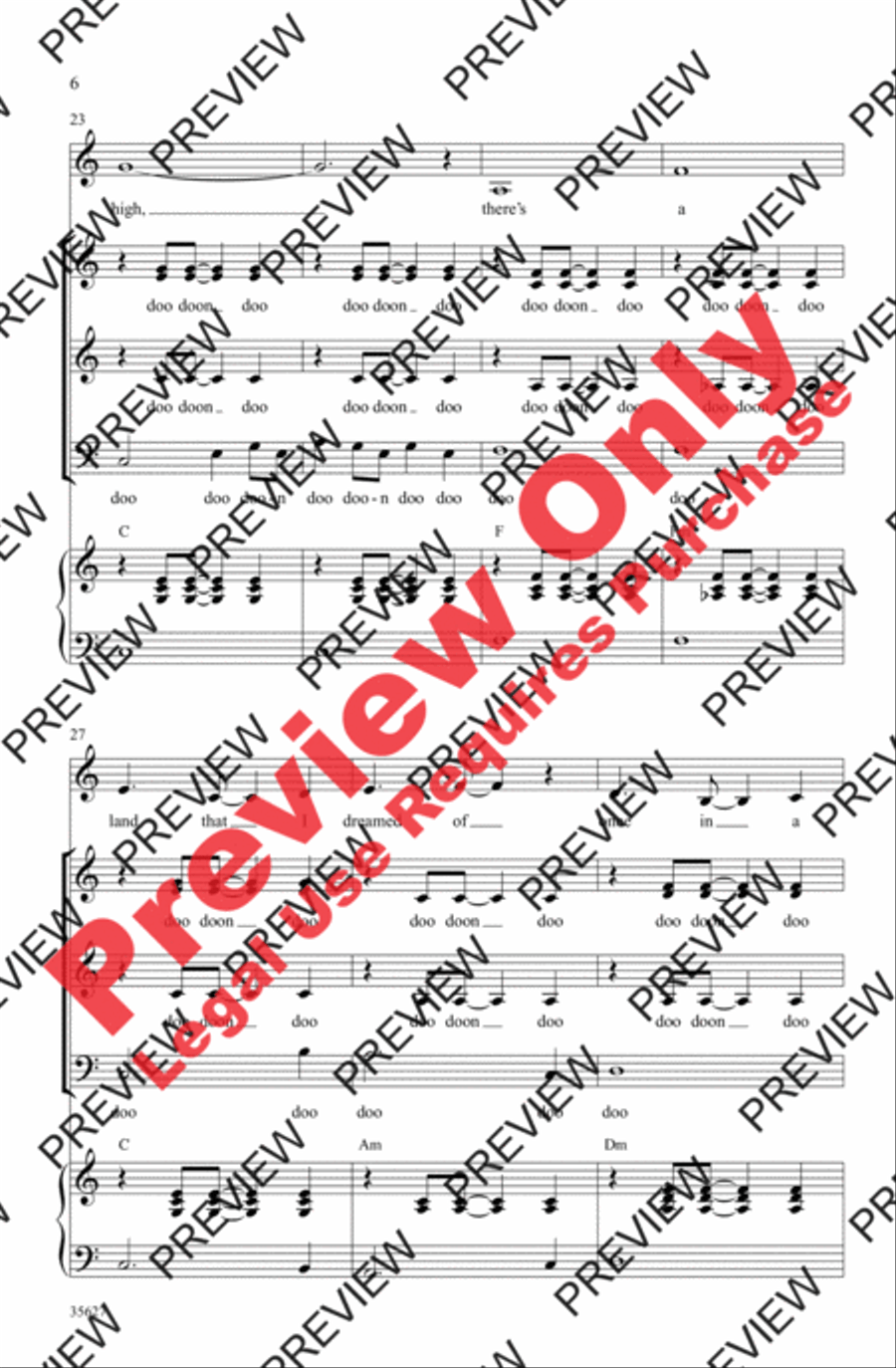 Over the Rainbow 3-Part scores gallery preview page 24