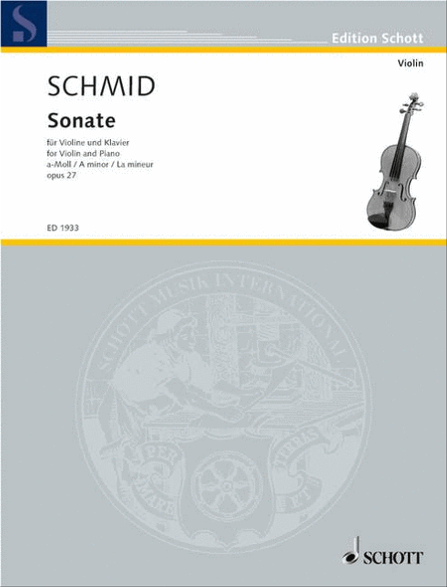 Sonata A Minor Sonata A Minor Violin Solo scores gallery preview page 1