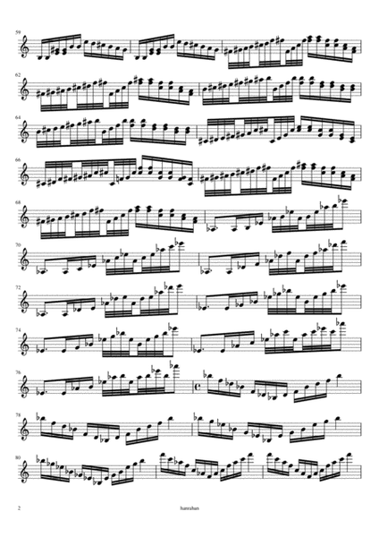 For solo violin in a minor image number null