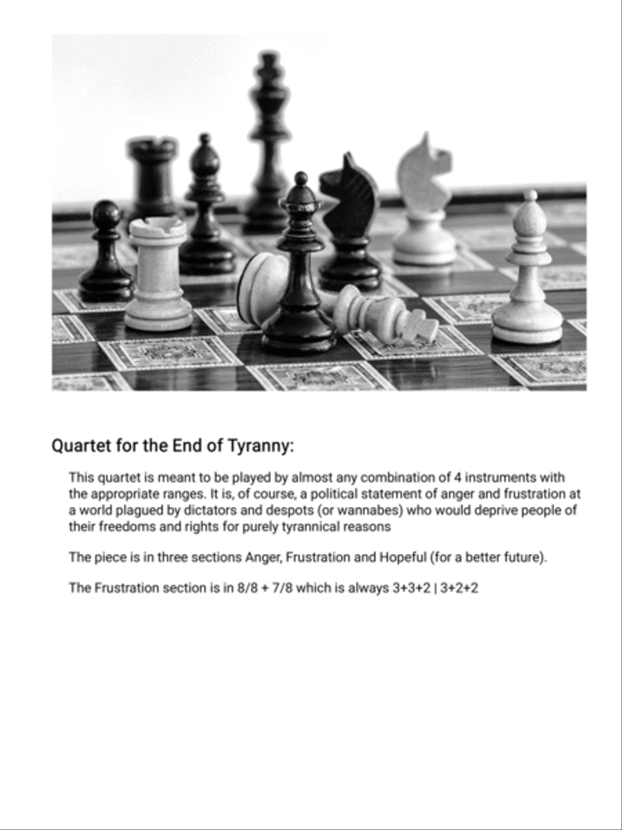 Quartet For The End Of Tyranny Small Ensemble scores gallery preview page 3