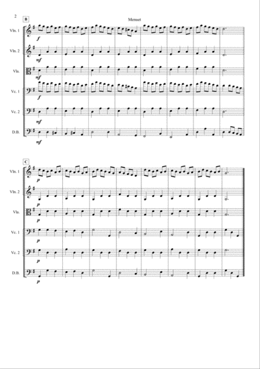 A Baroque Journey for String Orchestra String Orchestra scores gallery preview page 4