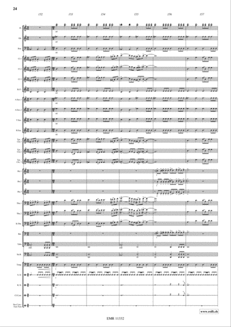 Cutthroat Island Concert Band scores gallery preview page 25