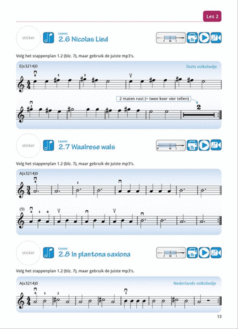 Vioolwereld deel 2 Violin scores gallery preview page 4